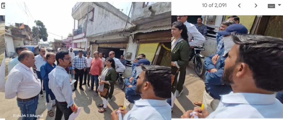 छिंदवाड़ा के वार्डों में उतरा निगम अमला, सफाई-पेयजल व्यवस्था का लिया जायजा