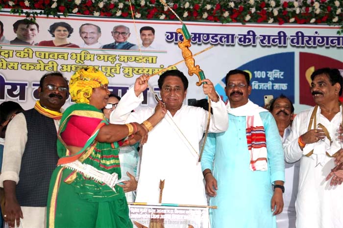 कांग्रेस सरकार बनने पर पुरानी पेंशन होगी लागू, ओबीसी को 27% आरक्षण मंडला में बोले कमलनाथ