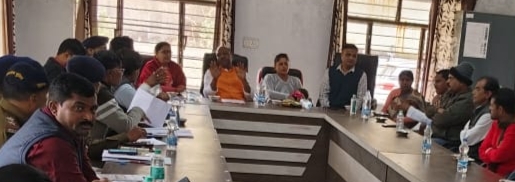 बरघाट विधानसभा मे थाने के नवीन सीमांकन के लिए हुई बैठक
