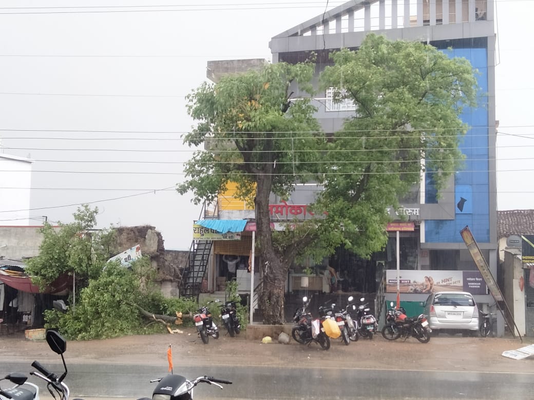 केवलारी क्षेत्र के अनेक ग्रामों में ओलावृष्टि, किसानों की चिंता बढ़ी