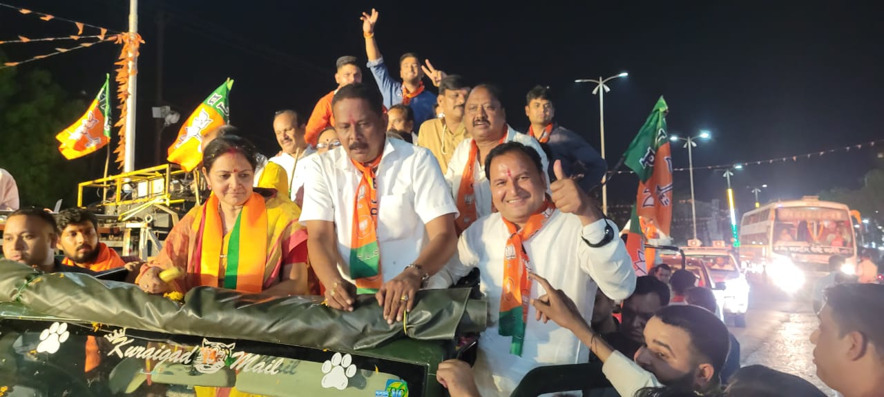 क्षेत्र के मतदाताओं ने भारी बहुमत के साथ जीत दिलाकर जो विश्वास व्यक्त किया है वह व्यर्थ नहीं जाने दूूंगी - श्रीमती पारधी