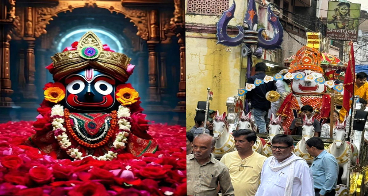 भगवान जगन्नाथ जी की भक्ति और श्रद्धा के साथ निकली यात्रा