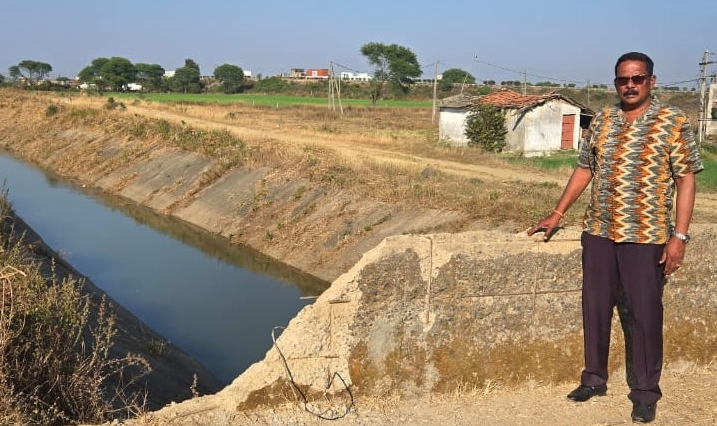 विधायक दिनेश राय मुनमुन ने किया नहर निरीक्षण
