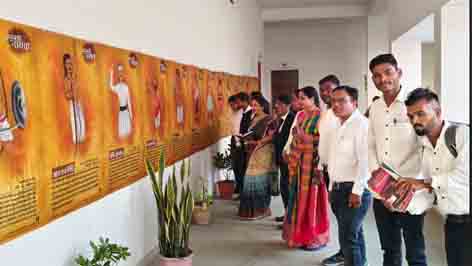 विद्यार्थियों ने जानीं स्वतंत्रता संग्राम के जनजाति नायकों की जीवन गाथा