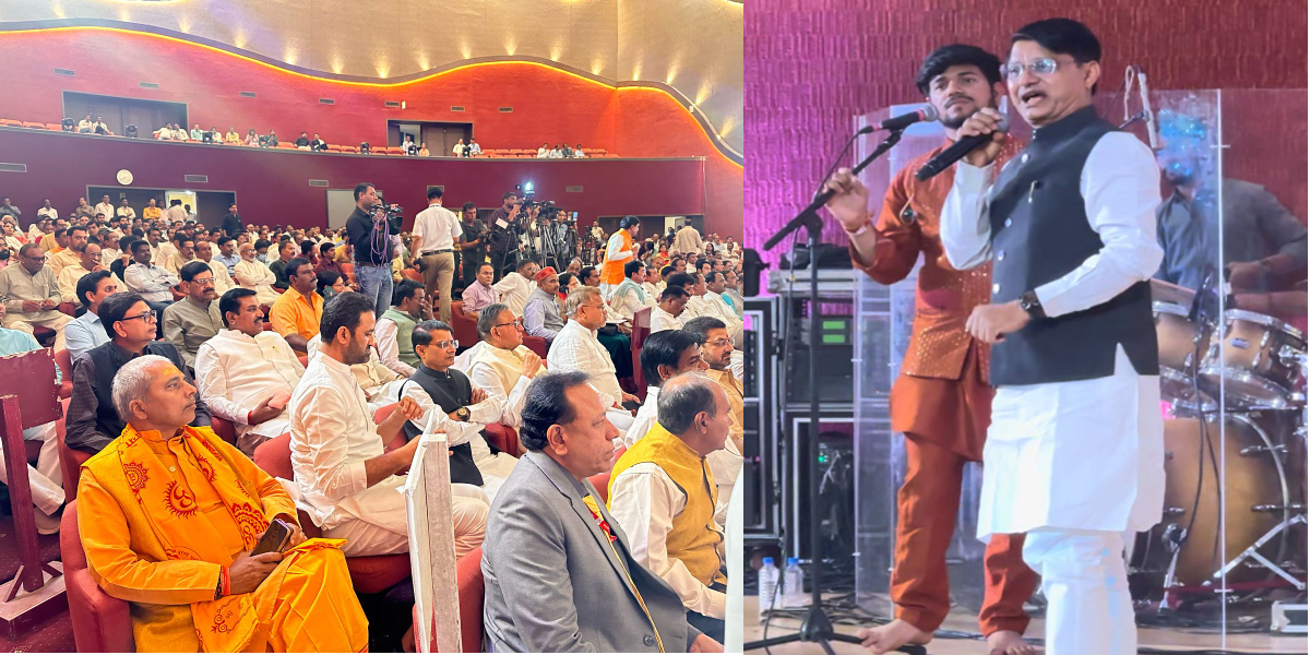मुख्यमंत्री के आयोजन में रजनीश सिंह ने रंग जमाया