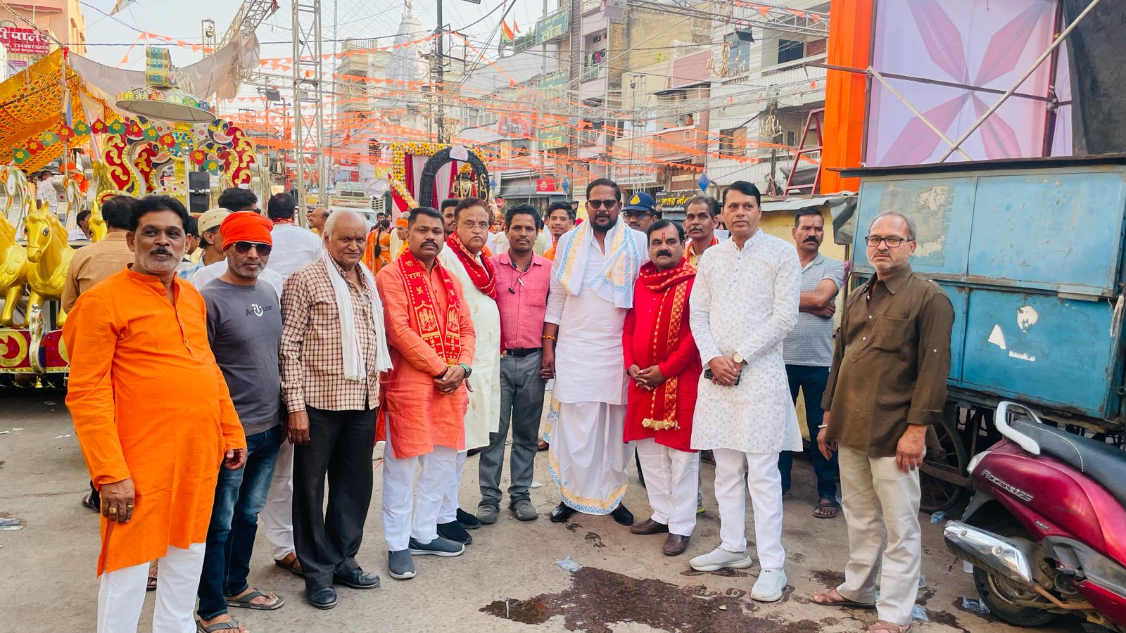 श्रीराम जन्मोत्सव शोभायात्रा मे शामिल हुये सिवनी विधायक दिनेश राय मुनमुन