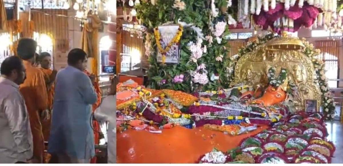 हनुमान जन्मोत्सव पर मंदिरों में भक्तों का उमड़ा जनसैलाब