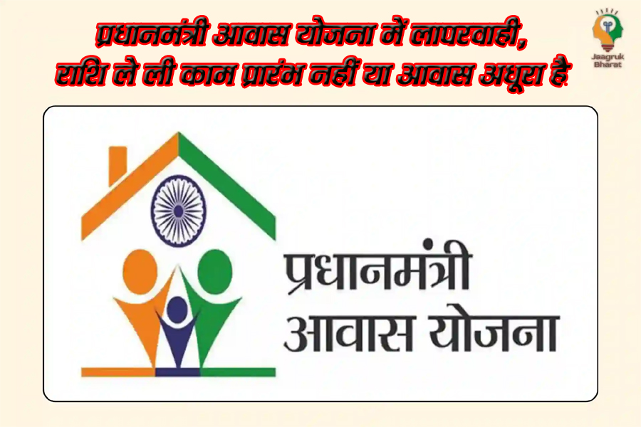 प्रधानमंत्री आवास योजना में लापरवाही, राशि ले ली काम प्रारंभ नहीं या आवास अपूर्ण