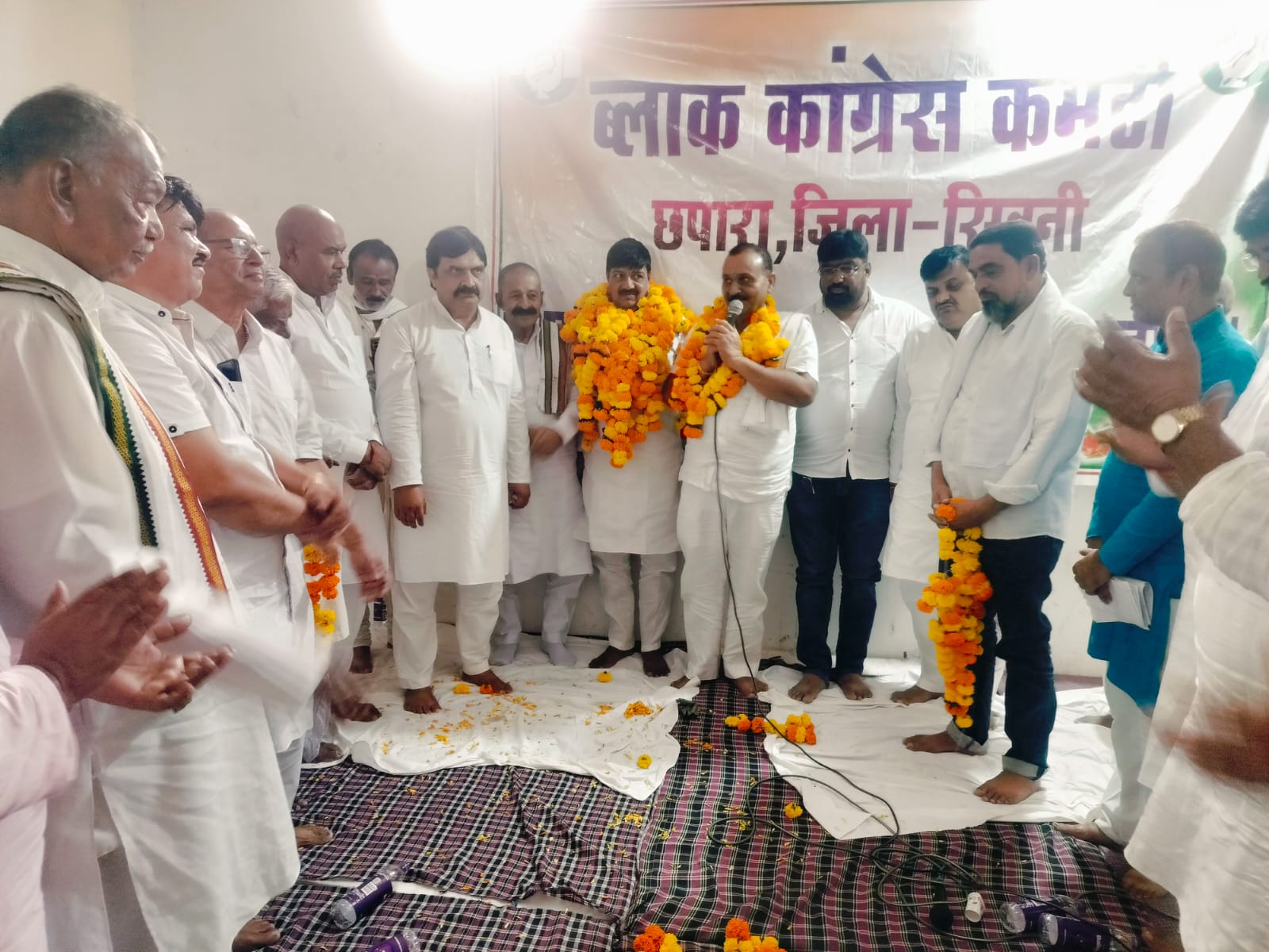 गुलाब साहू बने छपारा ब्लॉक कांग्रेस कमेटी के नए अध्यक्ष - संगठन सृजन अभियान की बैठक में सर्वसम्मति से चयन
