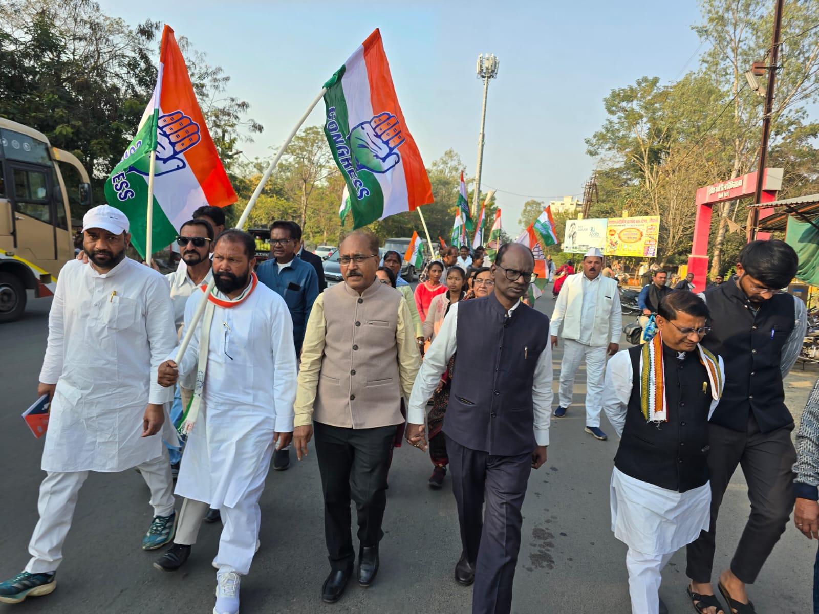 सिवनी में गरजी इंदिरा ज्योति सम्यक अभियान यात्रा
