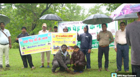 एक पेड़ माँ के नाम के अभियान के तहत पोतलपानी में वृक्षारोपण केवलारी यशो:- केवलारी की ग्राम पंचायत अलोनी खापा के ग्राम पोतालपानी मे वन विभाग एवं शिक्षा विभाग की टीम के साथ मध्यप्रदेश जन अभियान की टीम द्वार एक पेड माँ के नाम के तहत वृक्षारोपण किया। जिसमे ब्लाक समन्वयक अशोक बेन्द्रे , माँ रेवा ग्रामोत्थान नवांकुर समिति के अध्यक्ष अशोक बंदेवार , परामर्श दाता मोति राम हरदुवा , बालक राम डेहरिया ,रामक्रष्ण डेहरिया , शिक्षा विभाग से शिक्षक रामनरेश आर्मो , बाल सिंग काकोडिया , पूनम सिंग भलावी , कोमल गिरी गोस्वामी , शंकर सिह उईके , रवि कुमार कुमरे , अजय कुमार चौरसिया , ओमकार सिह उईके , सुमन रहांगडाले , आशा डोगरे , वनपाल अभिनीत उपाध्याय के साथ ग्रामवासी उपस्थित रहे । इस कार्यम में शामिल वक्ताओ ंइस अभियान के संबंध में बताते हुये कहा कि देश के प्रधानमंत्री नरेंद्र मोदी ने पर्यावरण को बचाने के लिए देशवासियों से पेड़ लगाने की अपील की. पीएम मोदी ने मन की बात के 111वें एपिसोड में विश्व पर्यावरण दिवस के मौके पर एक पेड़ मां के नाम' अभियान शुरू किया। इस दौरान पीएम मोदी ने अपील की सभी लोग एक पेड़ अपनी मां के नाम पर जरुर लगाएं. क्योंकि दुनिया का सबसे अनमोल रिश्ता मां का होता है. हम सबके जीवन में मां का दर्जा सबसे ऊंचा होता है. मां हर दुख सहकर अपने बच्चे का पालन पोषण करती है. हर मां अपने बच्चे पर हर स्नेह लुटाती है. जन्मदात्री मां का ये प्यार हम सब पर एक कर्ज की तरह होता है जिसे कोई चुका नहीं सकता.मां के सम्मान में लगाएं एक पेड़ :पीएम मोदी इसके लिए विश्व पर्यावरण दिवस पर एक खास अभियान शुरू किया। इस अभियान का नाम-एक पेड़ मां के नाम है. इस अभियान के तहत पीएम मोदी ने भी एक पेड़ मां के नाम पर लगाया है , साथ ही देशवासियों से दुनिया के सभी देशों के लोगों से ये अपील की है कि अपनी मां के साथ मिलकर या उनके नाम पर एक पेड़ जरूर लगाएं. इस अभियान के बाद मां की स्मृति और उनके सम्मान में पेड़ लगाने का सिलसिला तेजी से बढ़ रहा है ।