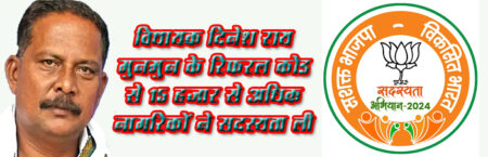 विधायक दिनेश राय मुनमुन के रिफरल कोड से 15 हजार से अधिक नागरिकों ने सदस्यता ली सिवनी यशो:- 28 सितंबर तक सिवनी विधानसभा क्षेत्र के विधायक दिनेश राय मुनमुन के रिफरल कोड से हजारों नागरिकों ने भारतीय जनता पार्टी की सदस्यता प्राप्त की । विश्व की सबसे बड़ी राजनैतिक पार्टी भारतीय जनता पार्टी ेके राष्ट्रीय नेतृत्व के निर्देशानुसार संगठन पर्व के तहत चलाये जा रहे भाजपा सदस्यता अभियान 2024 प्रदेश भाजपा के मार्गदर्शन में सिवनी विधानसभा में विधायक दिनेश राय मुनमुन के नतृत्व में व्यापक उत्साह के साथ प्रारंभ किया गया । इस अभियान के तहत विधायक श्री राय ने अपना रेफल कोड भाजपा के विभिन्न सोशल मीडिया प्लेटफार्मो में वायरल करते हुये विधानसभा क्षेत्र की जनता से भाजपा की सदस्यता ग्रहण करने की अपील की थी तथा ग्रामीण क्षेत्रों में कार्यकत्र्ताओं एवं आमजनता के साथ इस विषय को लेकर व्यापक अभियान चलाया गया । विधानसभा क्षेत्र में पूरे उत्साह के साथ सदस्यता अभियान चला और बड़ी संख्या में आम मतदाताओं ने सदस्यता ग्रहण की इस अभियान में विधायक श्री राय के रेफल कोड 9425175907 के माध्यम से 15 हजार से अधिक व्यक्तियों ने सदस्यता ग्रहण की है तथा सदस्यता अभियान का यह क्रम निरंतर जारी है। विधायक दिनेश राय मुनमुन ने समस्त सदस्यता ग्रहण करने वाले सम्मानीय मतदाताओं को शुभकामनाएँ दी रहै इसके साथ ही सभी समर्पित देवतुल्य ज्येष्ठ-श्रेष्ठ कार्यकर्ताओं का हार्दिक अभिनंदन व धन्यवाद ज्ञापित किया गया है।