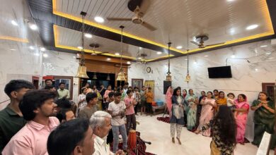 यहाँ भक्ति के साथ समाज जागरूकता का चल रहा अभियान