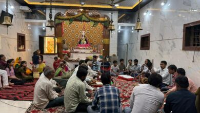 माँ ज्वालादेवी मंदिर में 9९ वें सप्ताह में सुंदरकांड व हनुमान चालीसा पाठ के साथ भव्यता के साथ अखंड रायायण, रूद्राभिषेक सहित अन्य धार्मिक आयोजन