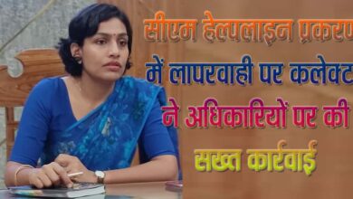 सीएम हेल्पलाइन शिकायत निस्तारण में देरी पर कलेक्टर की कार्रवाई