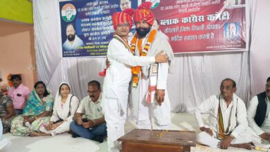 सिवनी जिले के नए कांग्रेस जिलाध्यक्ष नरेश मरावी का केवलारी में भव्य स्वागत, पुष्प वर्षा और शाल-श्रीफल के साथ"