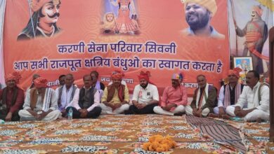 राजपूत समाज द्वारा करणी सेना अध्यक्ष का फलों से तौलकर स्वागत, मातृशक्ति सुरक्षा और स्वाभिमान संदेश