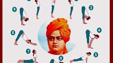 युवा दिवस सूर्य नमस्कार कार्यक्रम सिवनी उत्कृष्ट विद्यालय