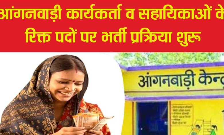 सिवनी आंगनवाड़ी भर्ती 2026 ऑनलाइन आवेदन