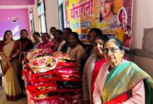 अंतर्राष्ट्रीय क्षत्रिय वीरांगना महासभा सिवनी द्वारा वृद्धाश्रम में कंबल वितरण