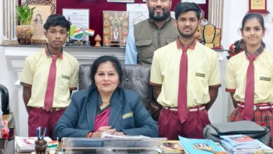 मॉर्डन हायर सेकेंडरी स्कूल सिवनी के विद्यार्थी परी साहू, अनेक पंचेश्वर और अस्तित्व साहू का राष्ट्रीय जिम्नास्टिक प्रतियोगिता के लिए चयन
