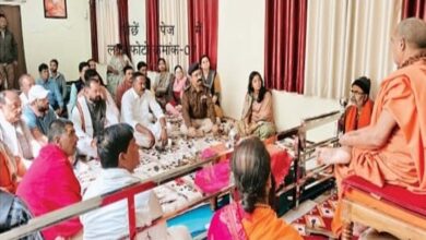 Jagadguru Shankaracharya Swami Sadanand Saraswati Seoni Meeting Stambh Yojana