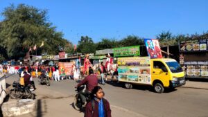 विवेकानंद जयंती पथ संचलन सरस्वती शिशु मंदिर सिवनी