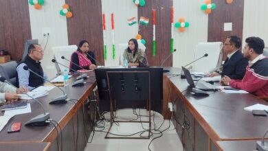 Board exam result improvement review meeting chaired by Collector Sheetla Patle in Seoni