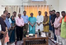 छपारा में राव उदय प्रताप सिंह का स्वागत