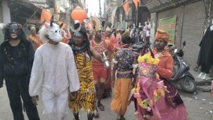 श्री द्वारकाधीश मंदिर में राधा कृष्ण विग्रह प्राण-प्रतिष्ठा शोभायात्रा सिवनी