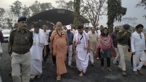 Jagadguru Shankaracharya Swami Sadanand Saraswati Maharaj arrival in Seoni