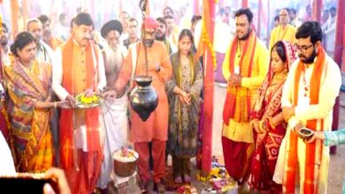 सहस्त्र चंडी महायज्ञ में मोहन यादव सिहोरामाल रामेश्वरम धाम
