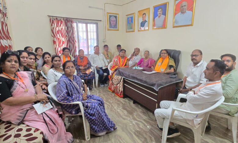 सिवनी भाजपा महिला मोर्चा कार्यक्रम- प्रदेश महामंत्री का दौरा, 2 दिन में 6 स्थानों पर कार्यक्रम