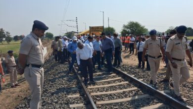 Seoni Nainpur Rail Inspection railway track inspection by GM Tarun Prakash