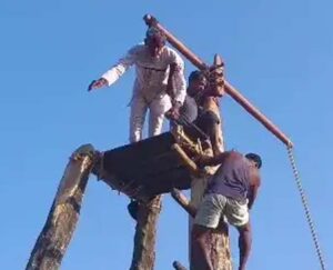 Panjara Meghnath Utsav Seoni 60 feet Meghnath Stambh Dhuredi