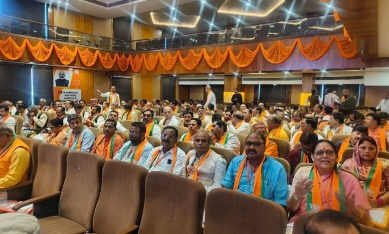 BJP Training Workshop Jabalpur CM Mohan Yadav Hemant Khandelwal