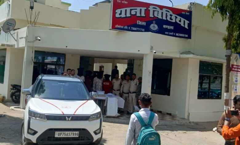 बिछिया गांजा तस्कर 7.211 किलो गांजा और XUV कार जब्त