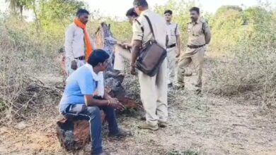 मंडला संदिग्ध मौत का मामला पुलिस जांच स्थल