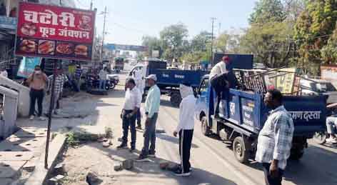 Chhindwara Footpath Encroachment