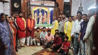 हनुमान जयंती कलबोड़ी - बड़ी संख्या में श्रद्धालु शामिल।