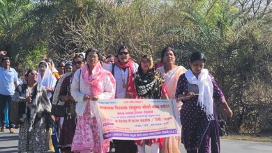 TET परीक्षा विरोध सिवनी छपारा में TET परीक्षा के विरोध में प्रदर्शन करते शिक्षक