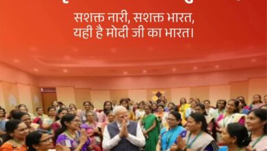 नारी शक्ति वंदन अधिनियम पर बयान देतीं भाजपा जिलाध्यक्ष मीना बिसेन सिवनी