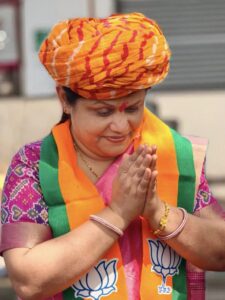 भाजपा महिला मोर्चा प्रदेश महामंत्री ज्योति नरेश सिंह राजपूत स्वागत -उमड़ा जनसैलाब