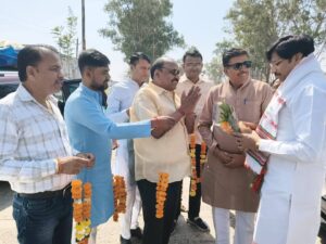 अंबेडकर जयंती सिवनी डॉ सुमेर सिंह सोलंकी का भाजपा कार्यकर्ताओं द्वारा स्वागत सिवनी