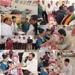 अंबेडकर सम्मान अभियान सिवनी के तहत आयोजित भाजपा का नि:शुल्क चिकित्सा शिविर