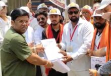 गौ सम्मान अभियान सिवनी में ज्ञापन सौंपते गौ सेवक