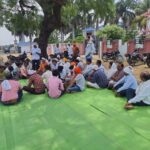 कान्हीवाड़ा गेहूं रिजेक्ट चक्काजाम : गेहूं रिजेक्ट होने पर किसानों का चक्काजाम