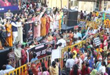 नारी शक्ति वंदन मशाल जुलूस भोपाल, भाजपा का विपक्ष पर हमला, विपक्ष को महिला विरोधी करार दिया