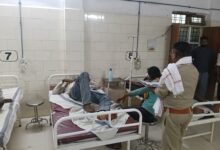 छपारा सड़क हादसा - NH44 पर पलटी टेंट सामान से भरी ट्रैक्टर ट्रॉली