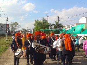 सिवनी में श्रीमद्भागवत कथा शोभायात्रा श्रद्धालु